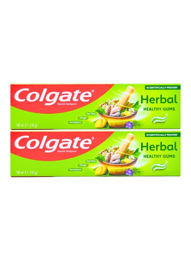 Colgate Herbal Toothpaste 100ml X Pack of 2Pcs - Image 1